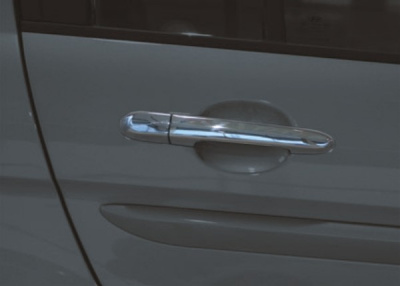 Hyundai i20 (09–12) Накладки на дверные ручки, нерж., 2 двери (хэтчбек3D)