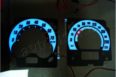 Volkswagen Lupo и Polo 6n2 светодиодные шкалы (циферблаты) на панель приборов