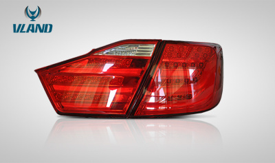 Toyota Camry V50 (2011-) фонари задние светодиодные красно-белые, комплект лев.+прав.